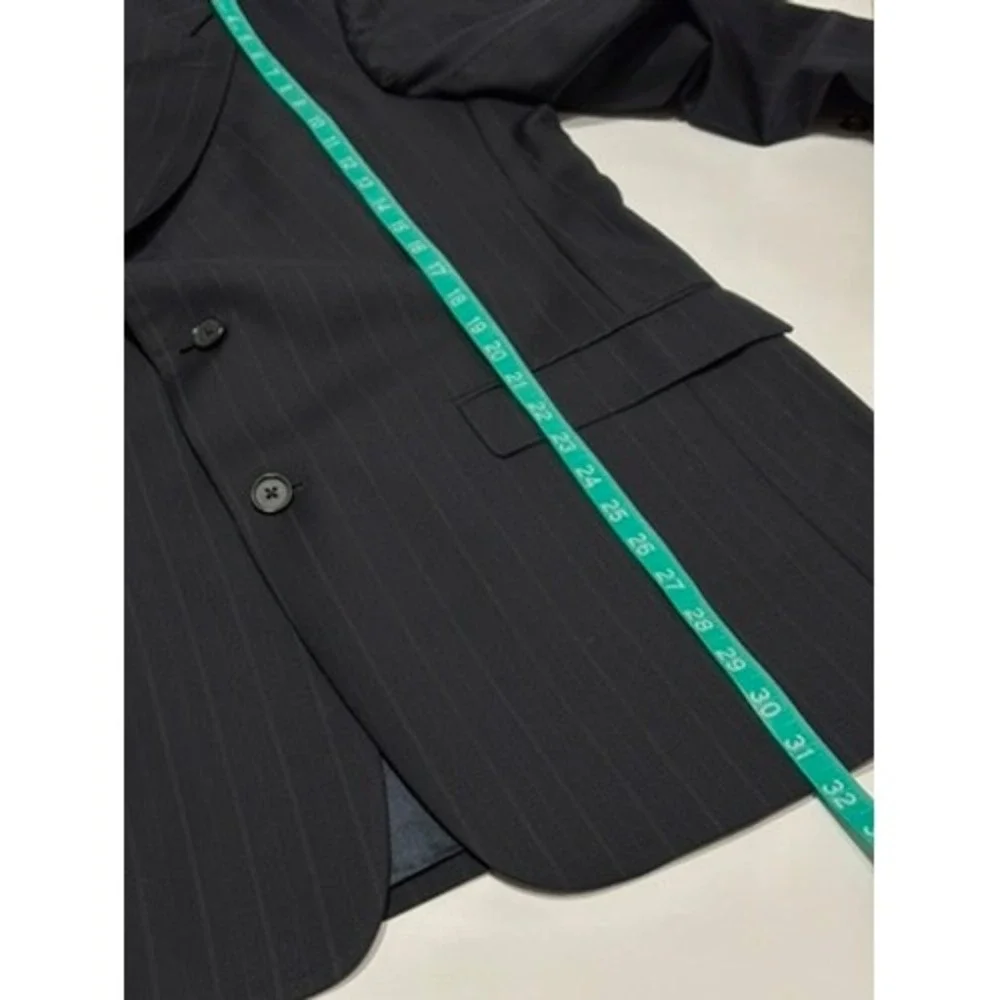 Hart Schaffner Men's 40R Pinstripe Blazer Sport‎ Coat Gold Trumpeter Classic USA